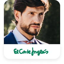 retrato de alejandro fernandez, head of data del corte inglés